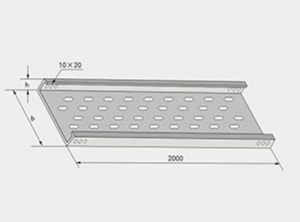 陕西托盘式直通桥架XQJ-P-01型